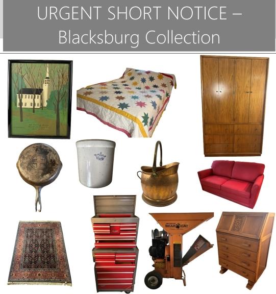 Image for URGENT SHORT NOTICE! - Blacksburg, VA Collection