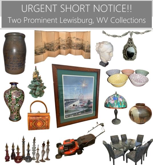 Image for URGENT SHORT NOTICE! - Two Prominent Lewisburg, WV Collections