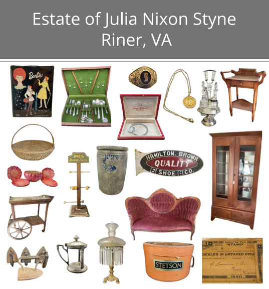 Image for Estate of Julia Nixon Styne of Riner, VA