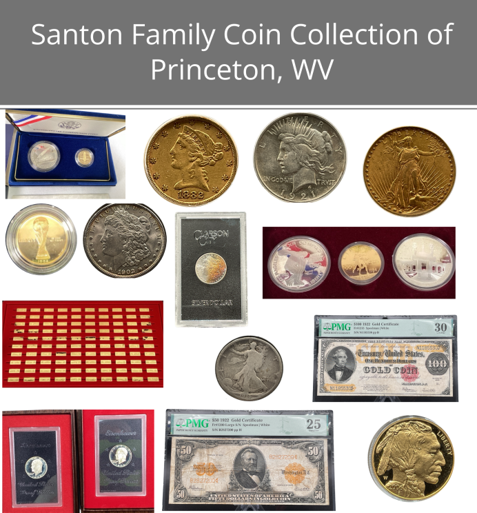 Image for Santon Family Coin Collection of Princeton, WV