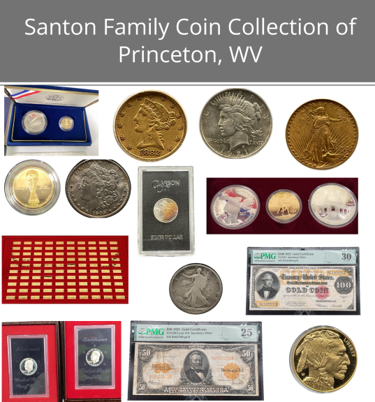 Image for Santon Family Coin Collection of Princeton, WV