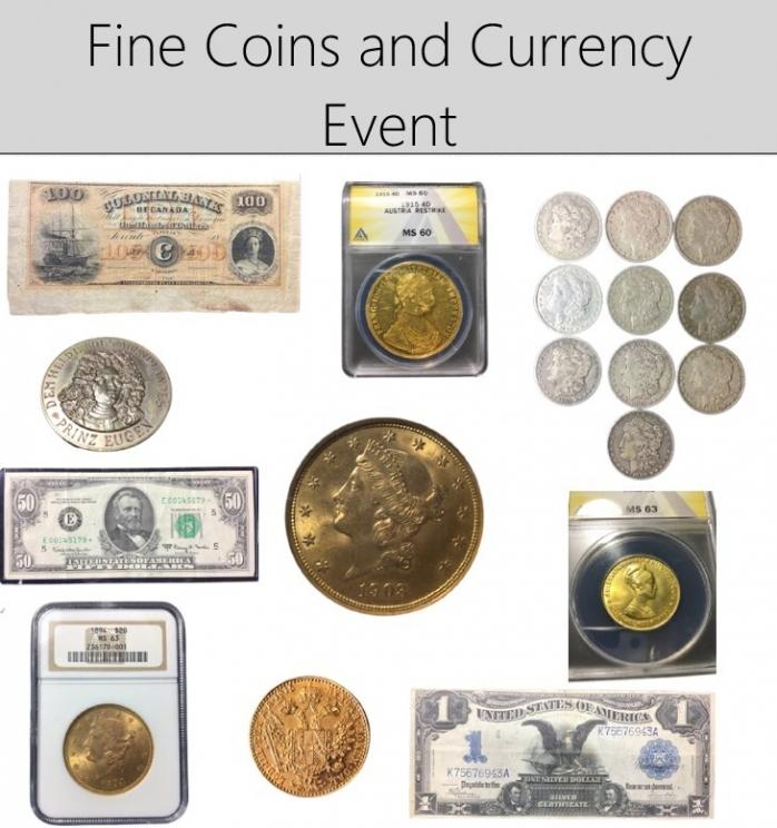 Image for Fine Coin and Currency Event
