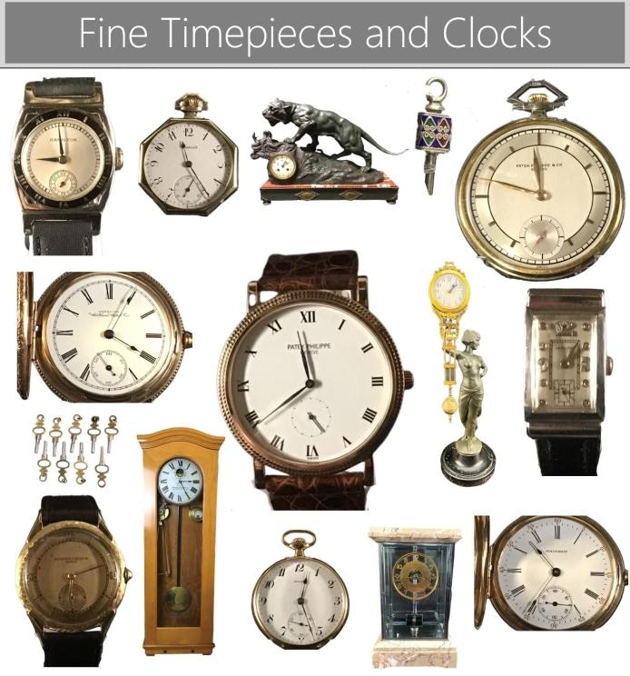 Header timepieces and clocks