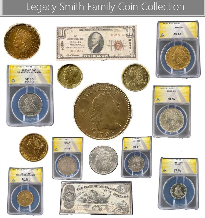 Image for Absolutely Spectacular Smith Family Coin Collection