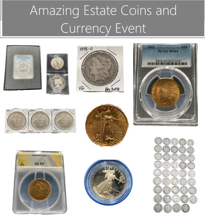 Image for Amazing Estate Coin and Currency Collections