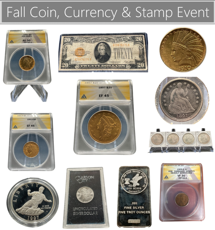 Image for Fall Coin, Currency and Stamp Event