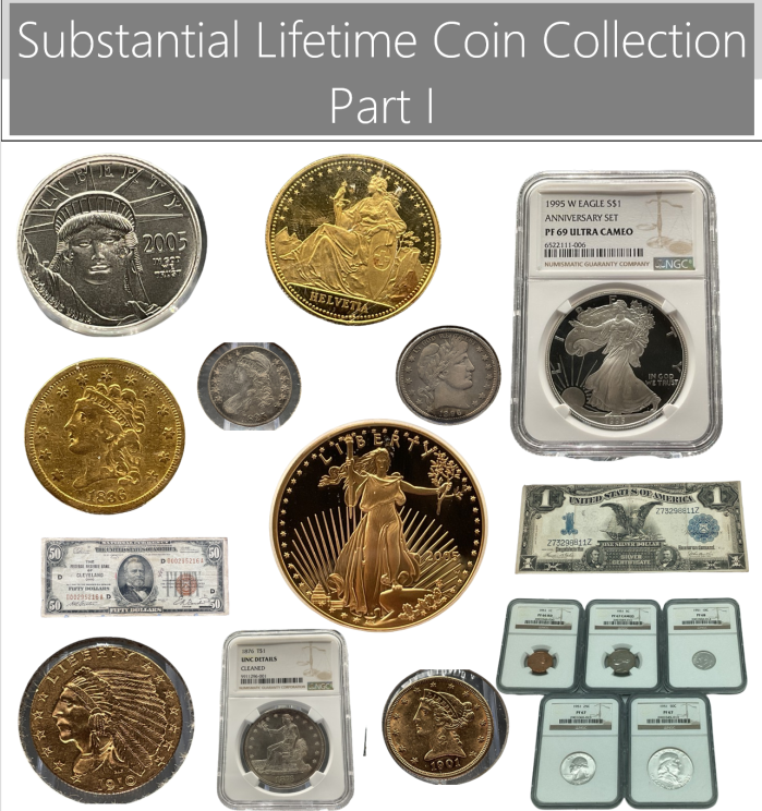 Image for Substantial Lifetime Coin Collection-Part I