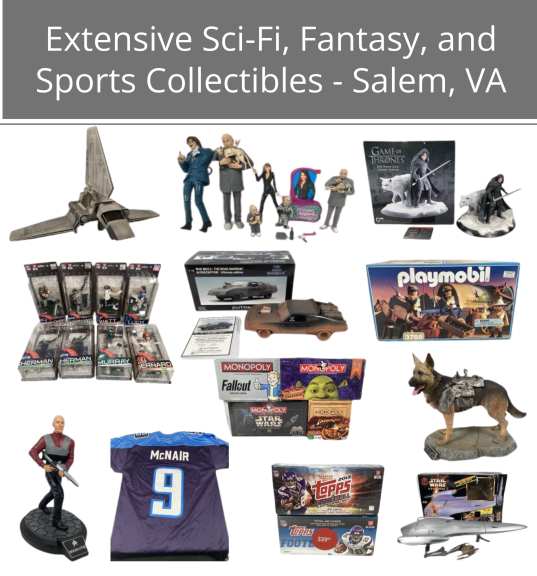 Image for Extensive Sci-Fi, Fantasy, and Sports Collectibles Collection