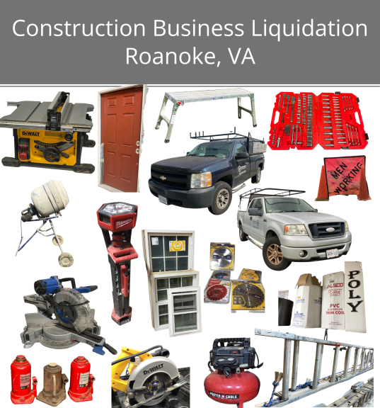 Image for Construction Business Liquidation in Roanoke, VA