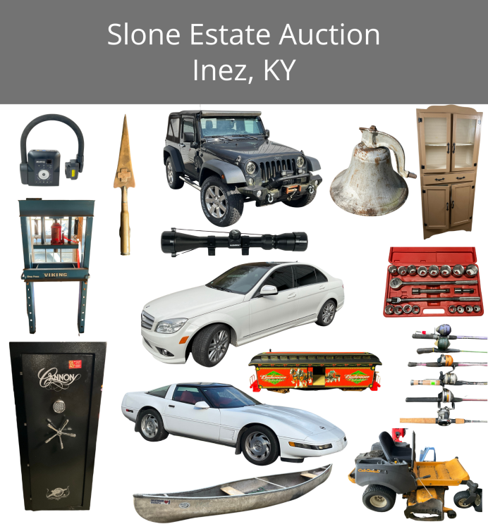 Image for Slone Estate Auction - Jeep, Corvette, Mercedes, Tools, Equipment & Ammo