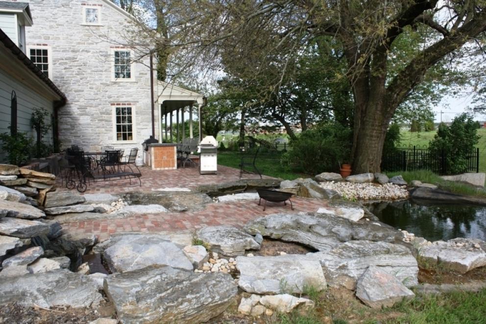 Image for AUCTION - Historic limestone home on 4.62 acres Colonial Style Home