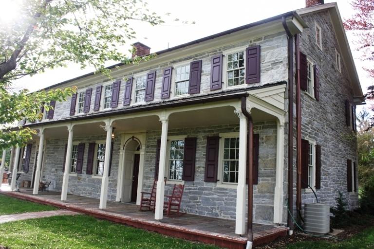Image for AUCTION - Historic limestone home on 4.62 acres Colonial Style Home