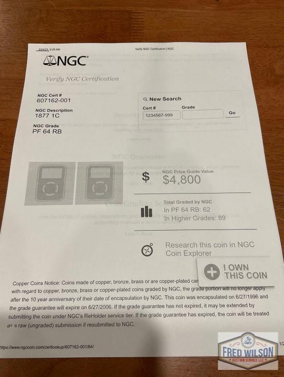 Image for RARE & GRADED COINS