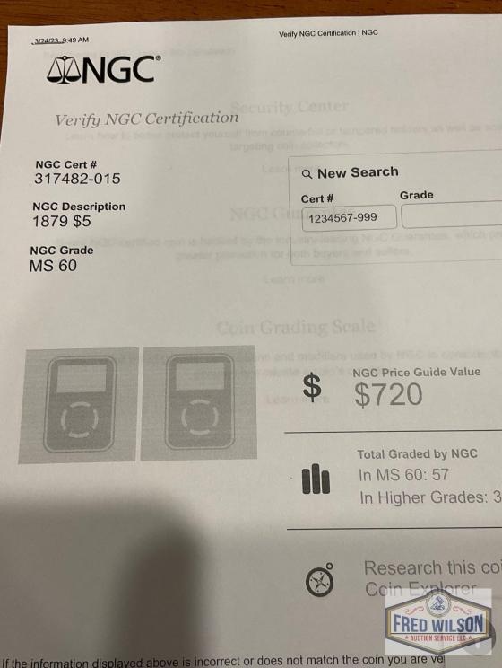 Image for RARE & GRADED COINS