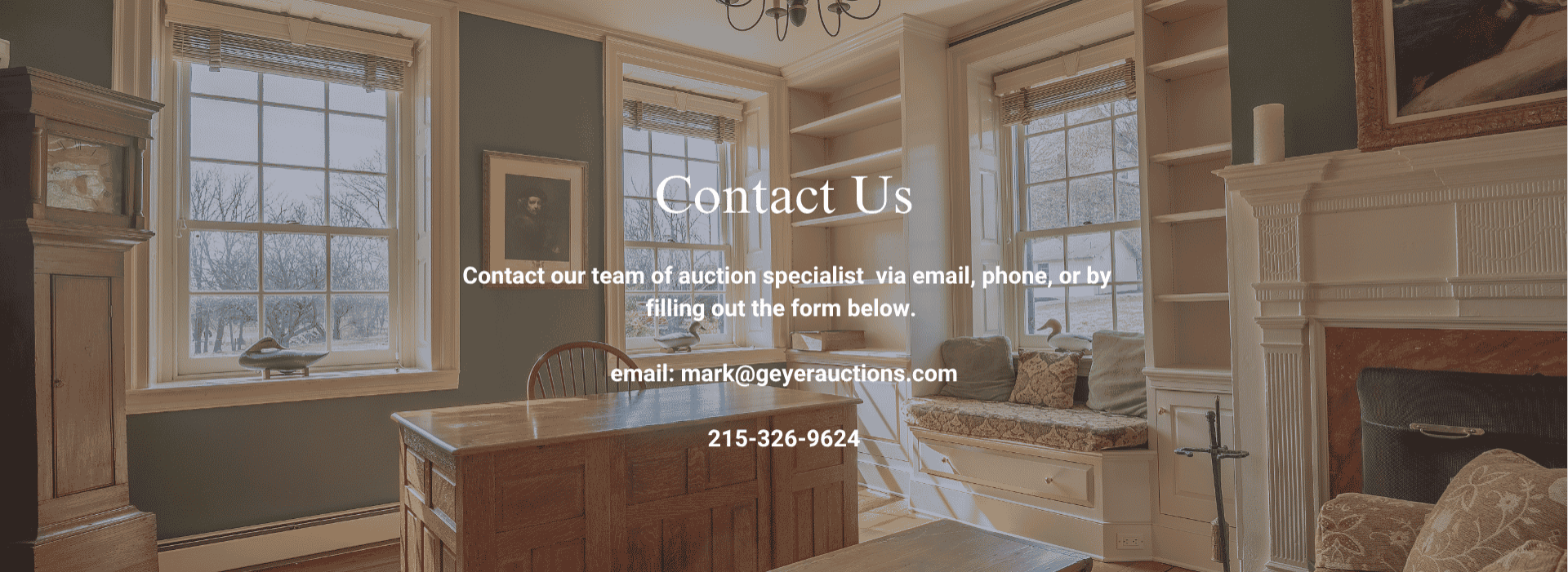 Geyer Auction Companies Featured Banner