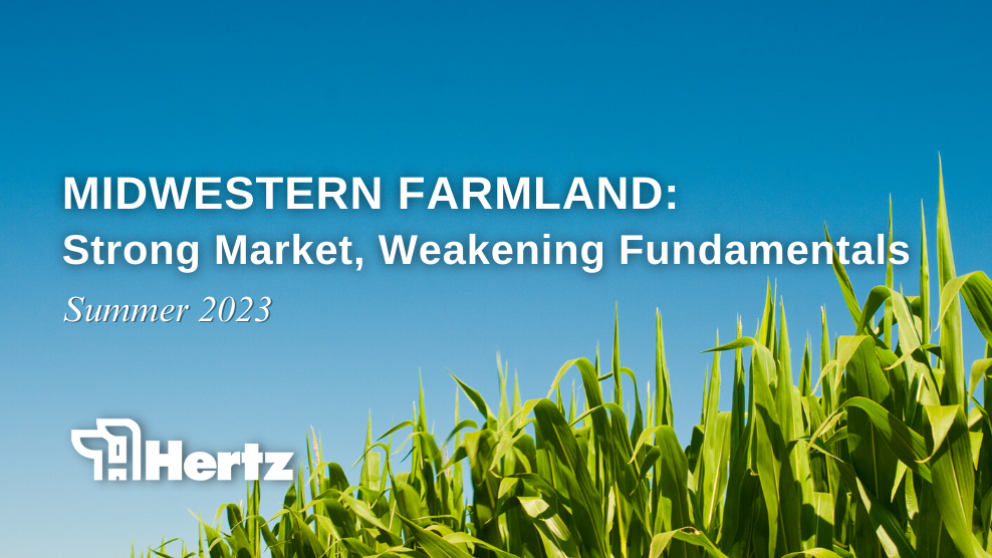 Midwestern Farmland: Strong Market Weakening Fundamentals