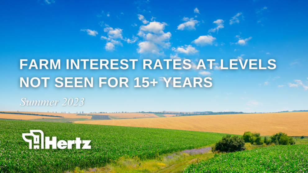 Farm Interest Rates at Levels Not Seen in 15+ Years