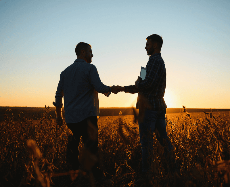 Farmland real estate deal...