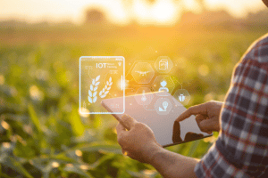Landowner using precision agriculture technology to manage farmland investment