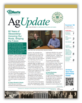 Hertz Ag Update Winter 2025 Newsletter cover
