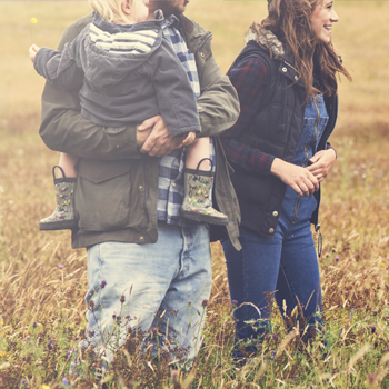 cropped picture of a family