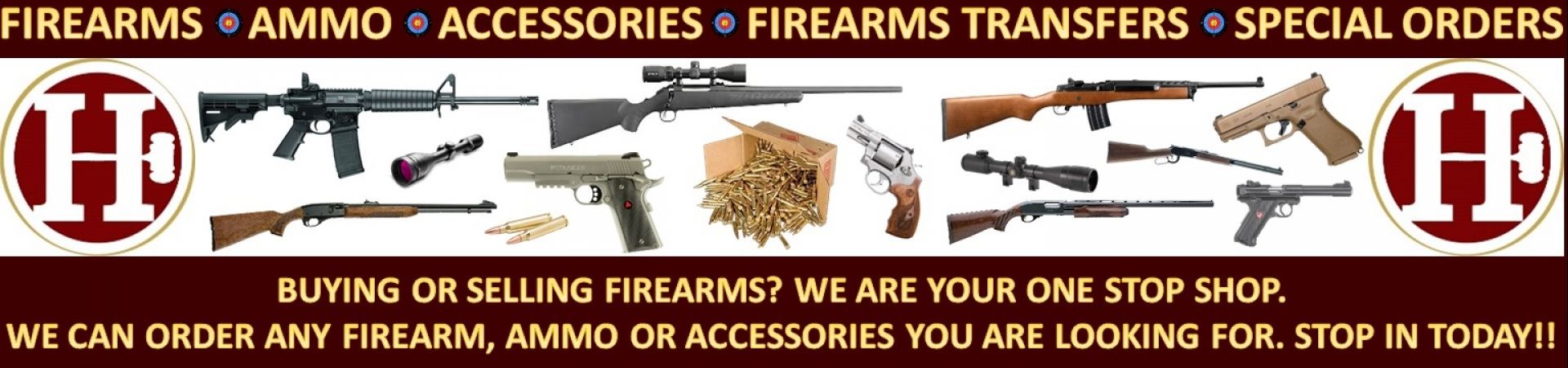 Firearms banner