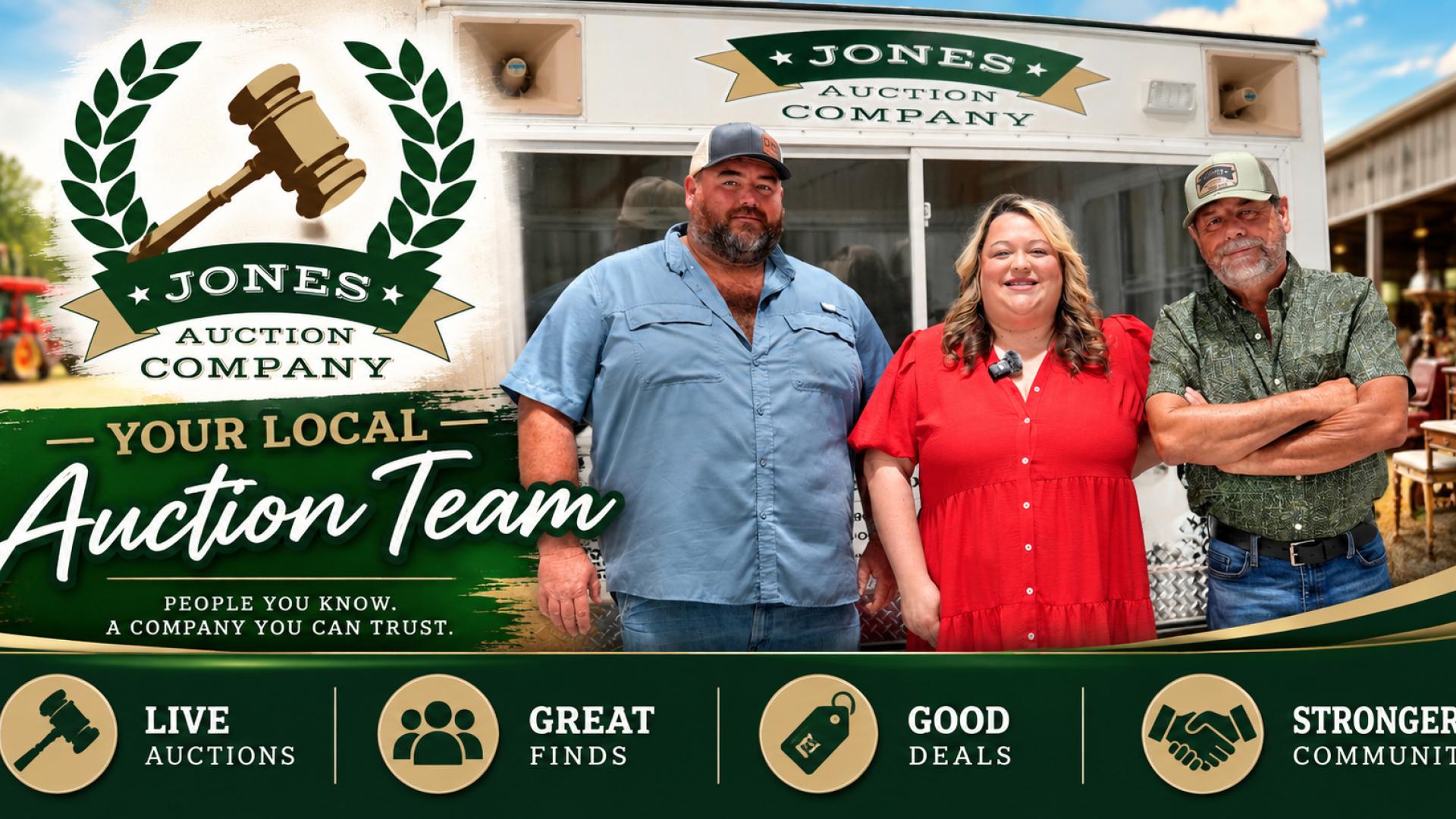 Jones banner - staff