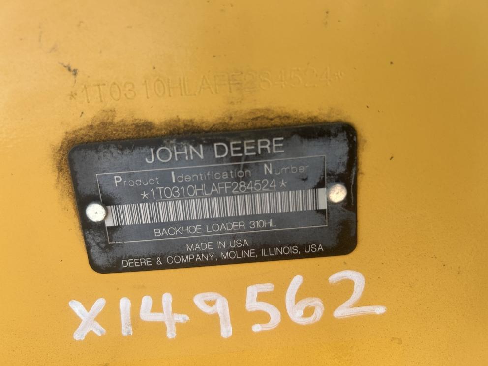 Image for 2019 John Deere 310SL HL 4X4 Loader Backhoe