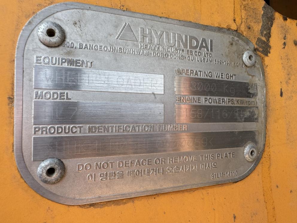 Image for Hyundai HL740-9A High Lift Wheel Loader