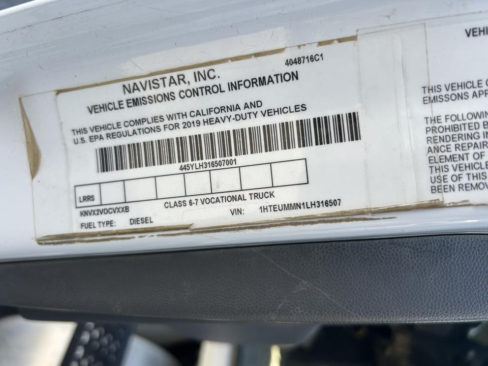 Image for 2019 Altec DM47BTR Digger Derrick Mounted on 2020 International MV607 S/A