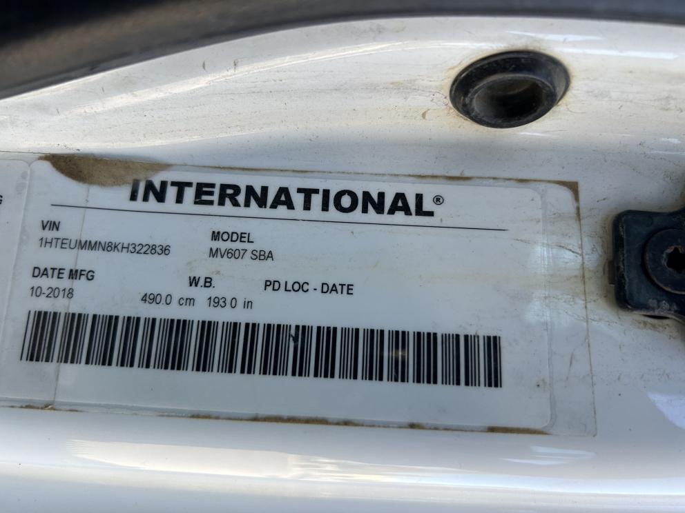 Image for 2019 Altec DM47BTR Digger Derrick Mounted on 2019 International MV607 S/A