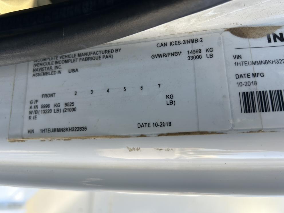 Image for 2019 Altec DM47BTR Digger Derrick Mounted on 2019 International MV607 S/A