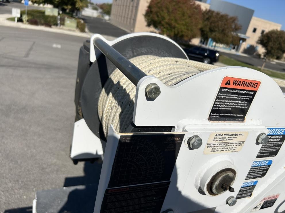 Image for 2019 Altec DM47BTR Digger Derrick Mounted on 2019 International MV607 S/A