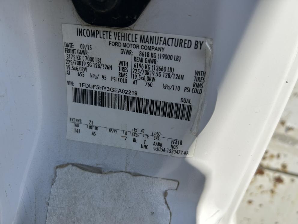 Image for 2006 Terex Hi-Ranger TL38P Bucket Mounted on 2016 Ford F-550 4X4