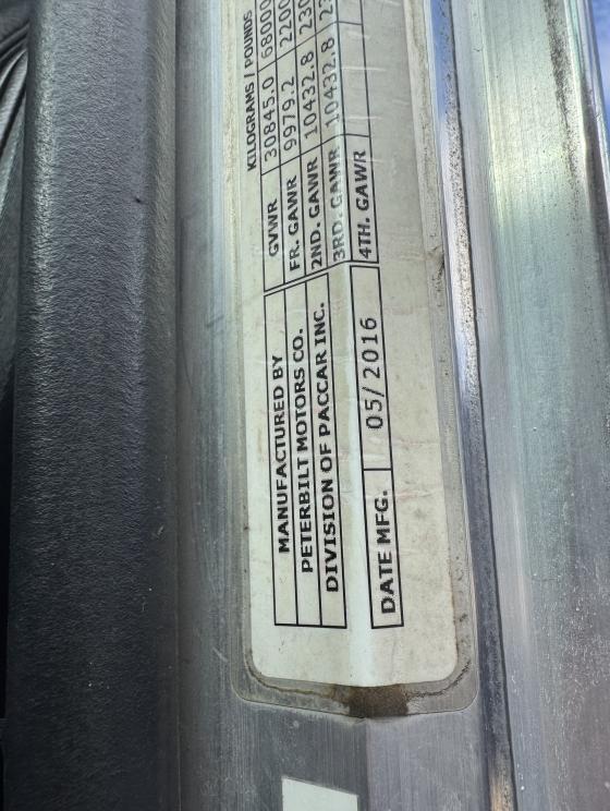 Image for 2016 Peterbilt 367 T/A Day Cab Heavy Haul Truck Tractor