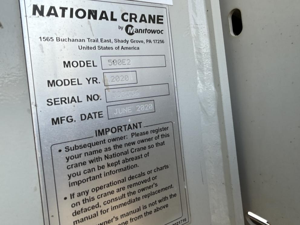 Image for 2021 Peterbilt 348 T/A w/ National 571E2 18Ton