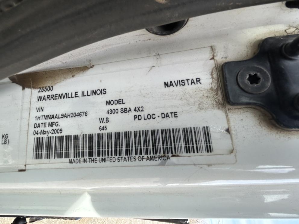 Image for 2010 International 4300 S/A 20 Ton Pump Hoist Truck