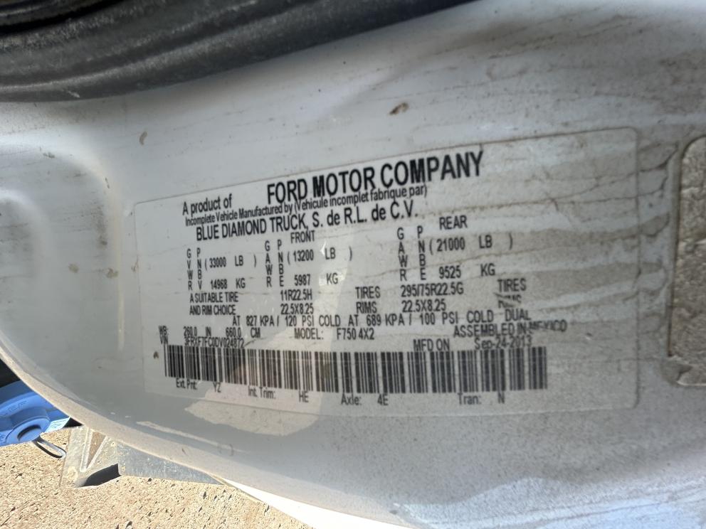 Image for 2013 Ford F-750 S/A w/ Manitex 1770C 17Ton