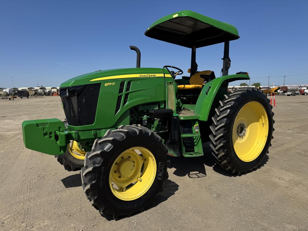 Image for 2015 John Deere 6115D MFWD Wheel Tractor