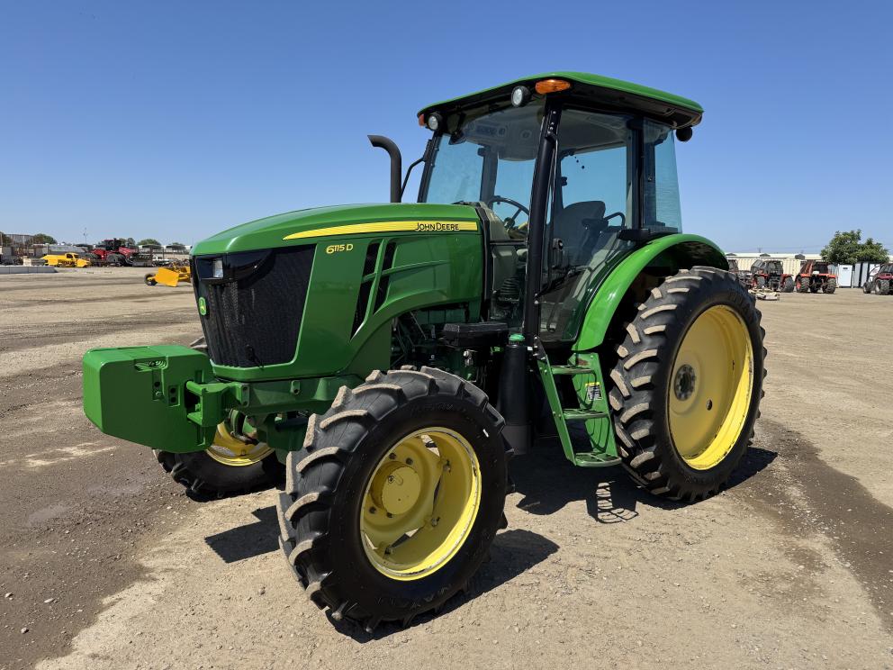 Image for 2015 John Deere 6115D MFWD Wheel Tractor
