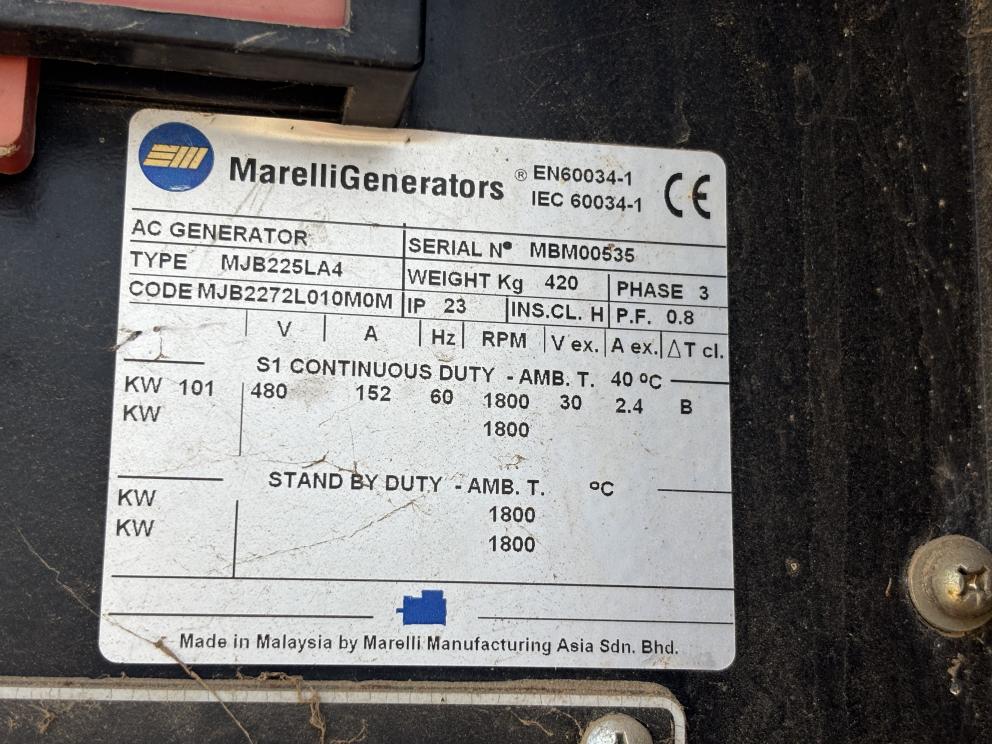 Image for 2004 Cummins CCP100KW Portable Gen Set