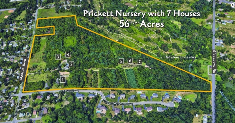 Image for Prickett Nursery with 7 Houses 56+/- Acres, Mantua Twp, NJ-SOLD!