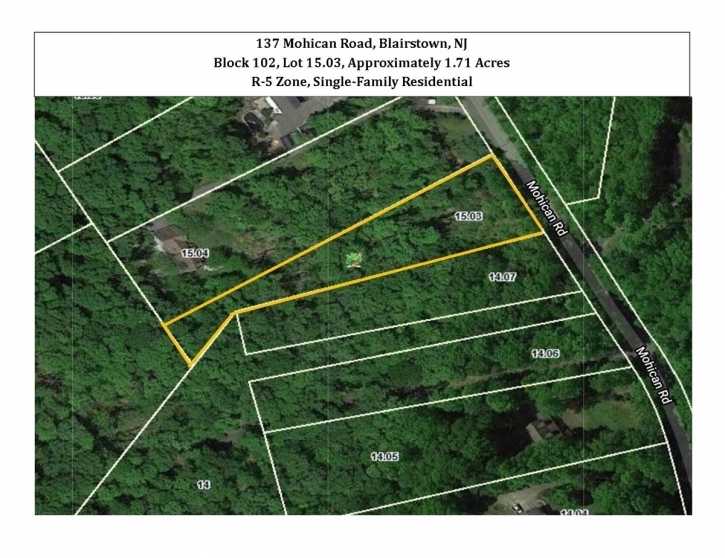 Image for Six Lots Throughout Blairstown Township, Warren County, NJ-SOLD!