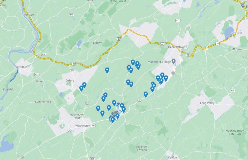 Image for 245+/- Lots Throughout Mansfield Township, NJ-SOLD!