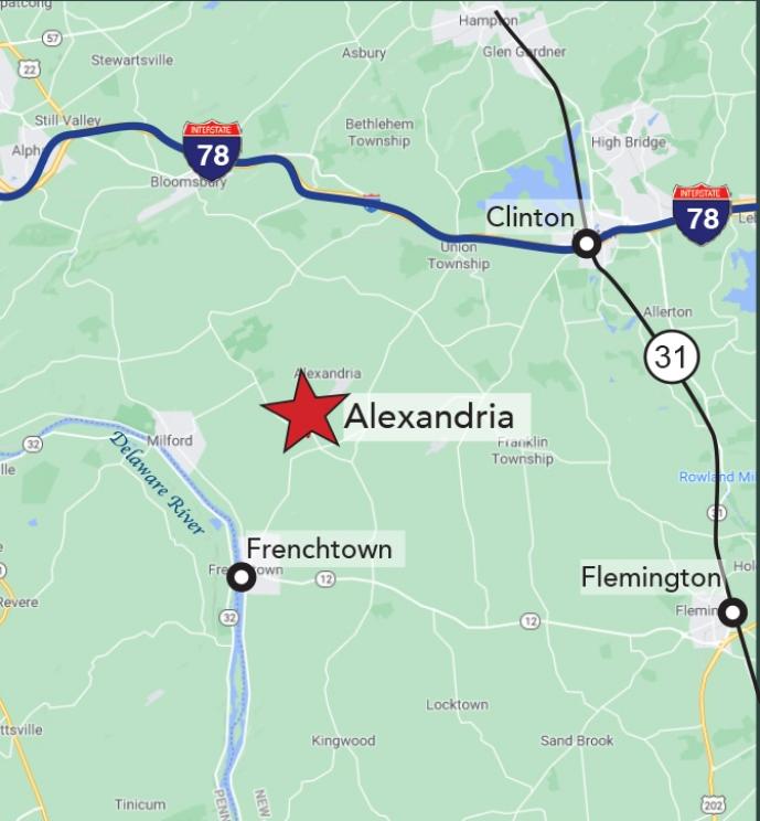 Image for 100+/- Preserved Acres with Country Home, Alexandria NJ-SOLD!