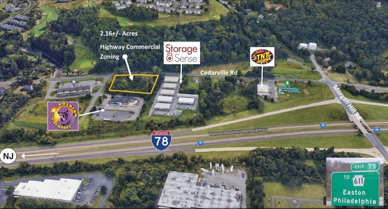 Image for 2.16+/- Acre Commercial Site Just Over the NJ Border in Williams Twp, PA-SOLD!
