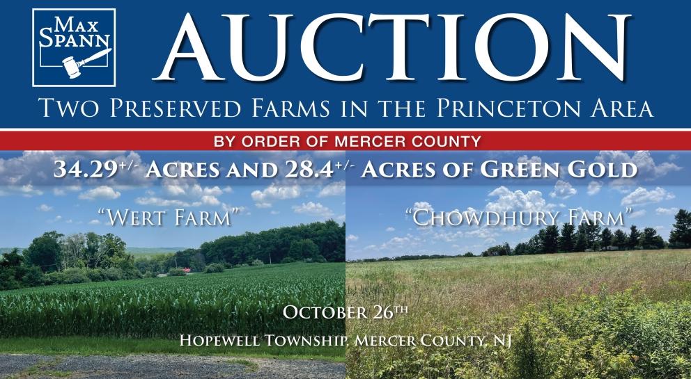 Image for Two Preserved Farms in the Princeton Area, NJ-SOLD!