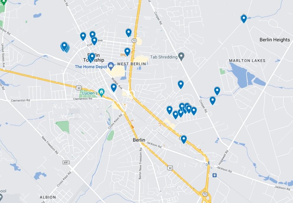 Image for 24 Lots Residential & Commercial in Berlin Twp, Camden County, NJ-SOLD!