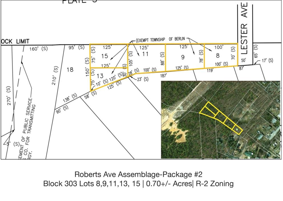 Image for 24 Lots Residential & Commercial in Berlin Twp, Camden County, NJ-SOLD!