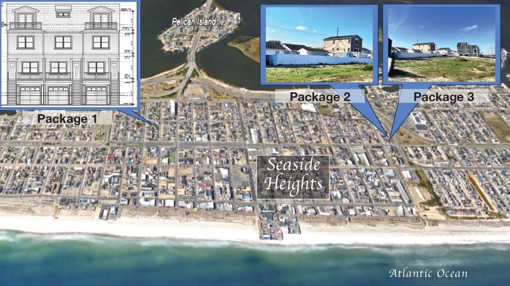 Image for Three Residential Building Lots-2 Single Family Home & 1 Townhouse Triplex Site, Seaside Heights,NJ